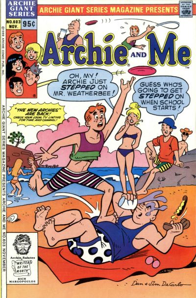 Cover for Archie Giant Series Magazine (Archie, 1954 series) #603 [Direct]