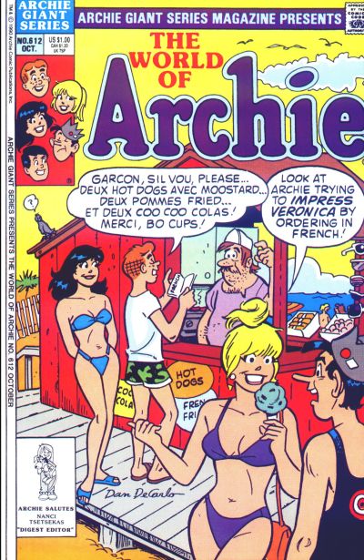 Cover for Archie Giant Series Magazine (Archie, 1954 series) #612 [Direct]