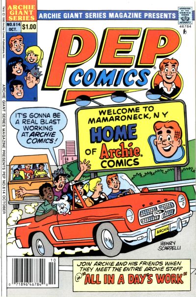 Cover for Archie Giant Series Magazine (Archie, 1954 series) #614 [Newsstand]