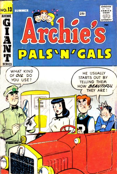 Cover for Archie's Pals 'n' Gals (Archie, 1952 series) #13