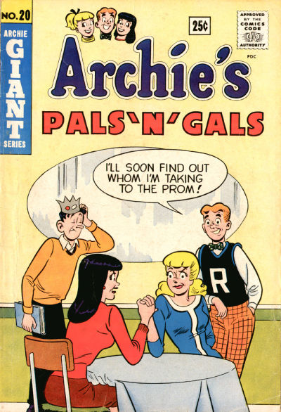 Cover for Archie's Pals 'n' Gals (Archie, 1952 series) #20