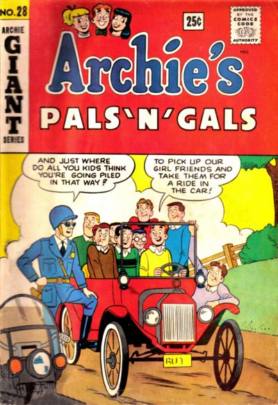 Cover for Archie's Pals 'n' Gals (Archie, 1952 series) #28