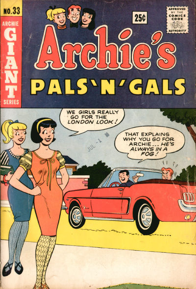 Cover for Archie's Pals 'n' Gals (Archie, 1952 series) #33