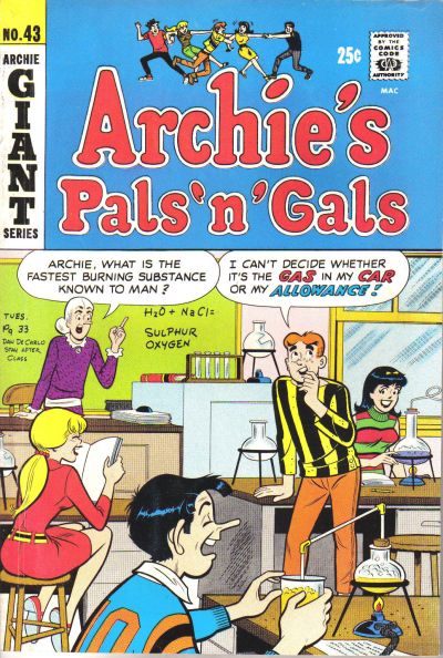 Cover for Archie's Pals 'n' Gals (Archie, 1952 series) #43