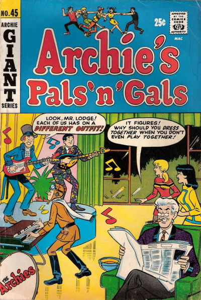 Cover for Archie's Pals 'n' Gals (Archie, 1952 series) #45
