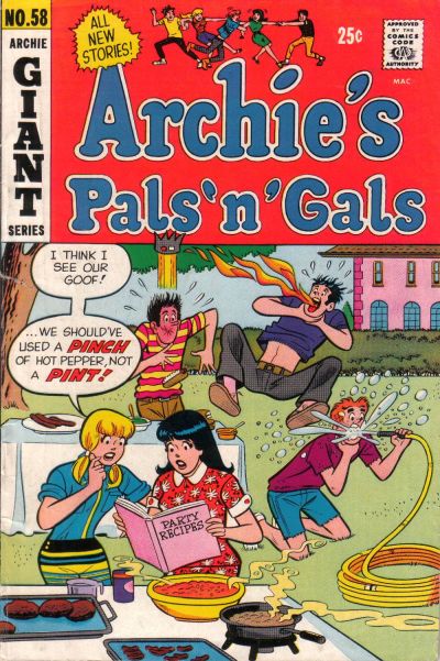 Cover for Archie's Pals 'n' Gals (Archie, 1952 series) #58