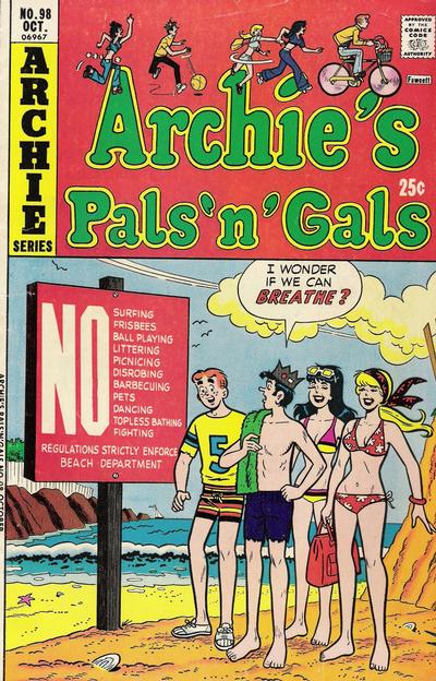Cover for Archie's Pals 'n' Gals (Archie, 1952 series) #98