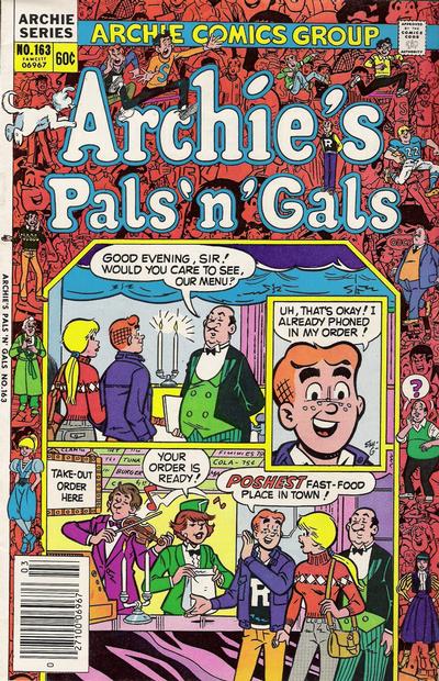 Cover for Archie's Pals 'n' Gals (Archie, 1952 series) #163