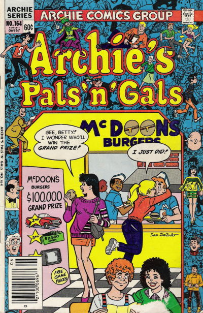 Cover for Archie's Pals 'n' Gals (Archie, 1952 series) #164