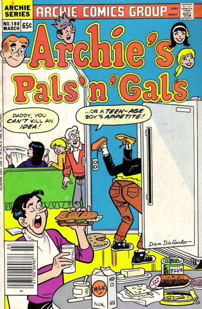 Cover for Archie's Pals 'n' Gals (Archie, 1952 series) #180