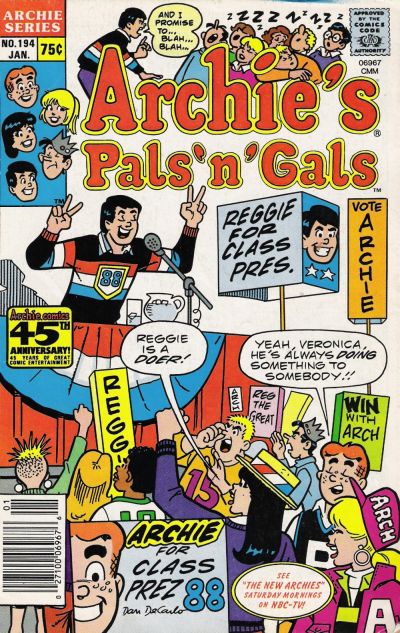 Cover for Archie's Pals 'n' Gals (Archie, 1952 series) #194