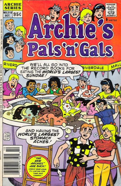 Cover for Archie's Pals 'n' Gals (Archie, 1952 series) #210 [Newsstand]