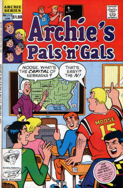 Cover for Archie's Pals 'n' Gals (Archie, 1952 series) #212 [Direct]