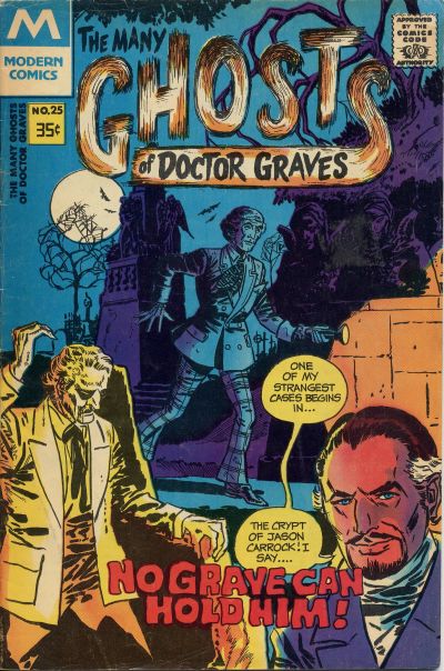 Cover for The Many Ghosts of Dr. Graves (Modern [1970s], 1978 series) #25