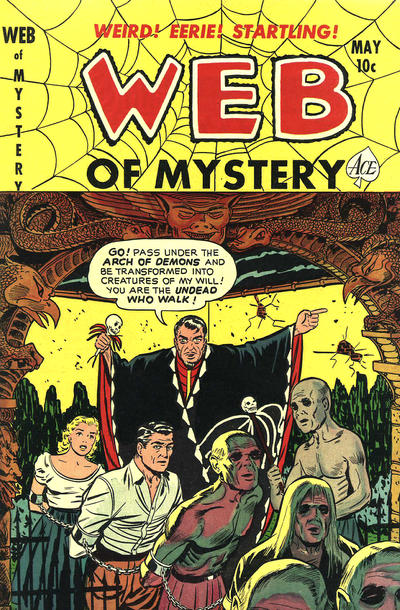Cover for Web of Mystery (Ace Magazines, 1951 series) #9