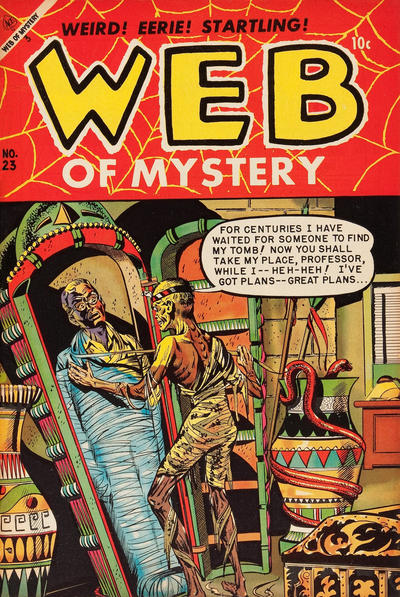 Cover for Web of Mystery (Ace Magazines, 1951 series) #23