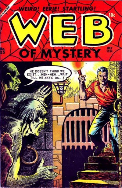 Cover for Web of Mystery (Ace Magazines, 1951 series) #25