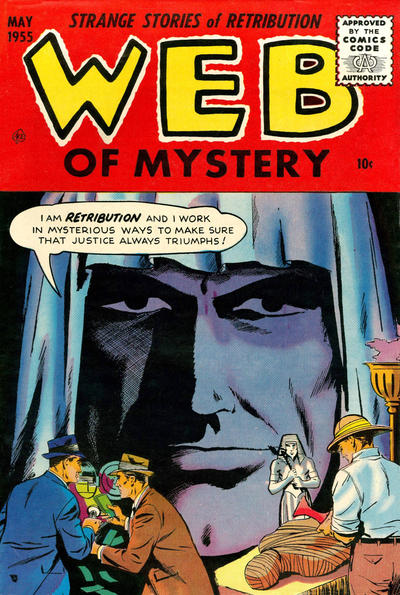 Cover for Web of Mystery (Ace Magazines, 1951 series) #28