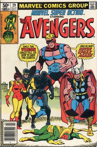 Cover for Marvel Super Action (Marvel, 1977 series) #29 [Newsstand]