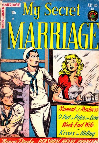 Cover for My Secret Marriage (Superior, 1953 series) #2
