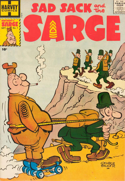 Cover for Sad Sack and the Sarge (Harvey, 1957 series) #1