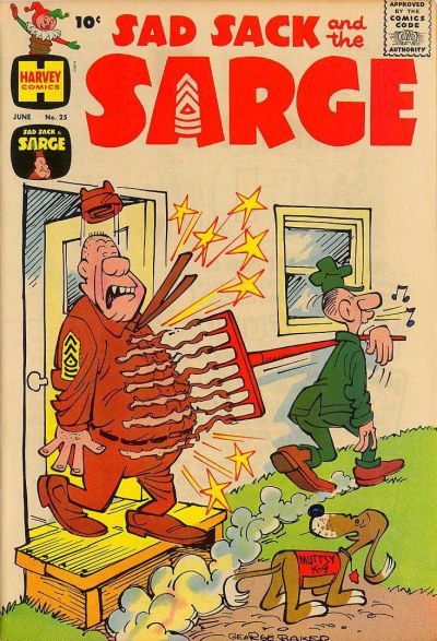 Cover for Sad Sack and the Sarge (Harvey, 1957 series) #25