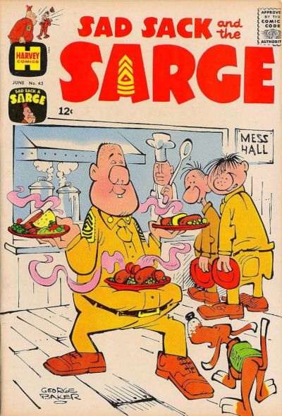 Cover for Sad Sack and the Sarge (Harvey, 1957 series) #43