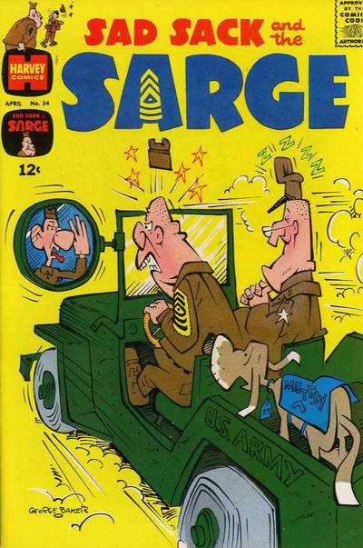 Cover for Sad Sack and the Sarge (Harvey, 1957 series) #54