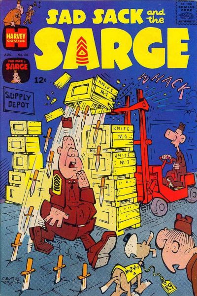 Cover for Sad Sack and the Sarge (Harvey, 1957 series) #56