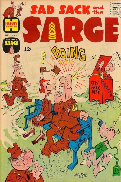 Cover for Sad Sack and the Sarge (Harvey, 1957 series) #57