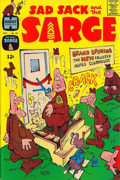 Cover for Sad Sack and the Sarge (Harvey, 1957 series) #58