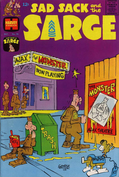 Cover for Sad Sack and the Sarge (Harvey, 1957 series) #70