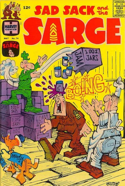 Cover for Sad Sack and the Sarge (Harvey, 1957 series) #74