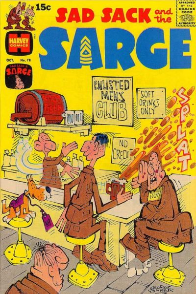 Cover for Sad Sack and the Sarge (Harvey, 1957 series) #78