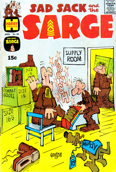 Cover for Sad Sack and the Sarge (Harvey, 1957 series) #88