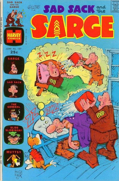 Cover for Sad Sack and the Sarge (Harvey, 1957 series) #107
