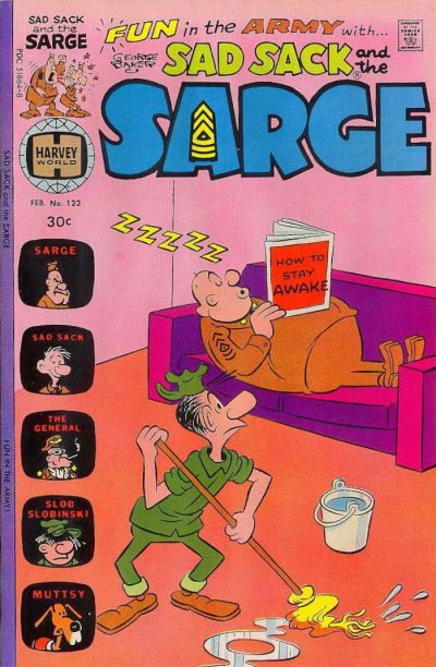 Cover for Sad Sack and the Sarge (Harvey, 1957 series) #123
