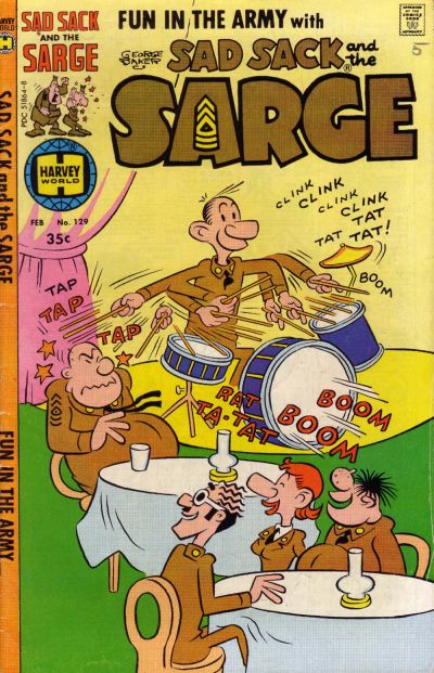 Cover for Sad Sack and the Sarge (Harvey, 1957 series) #129