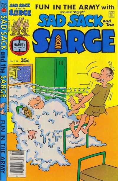 Cover for Sad Sack and the Sarge (Harvey, 1957 series) #136