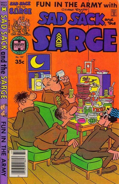 Cover for Sad Sack and the Sarge (Harvey, 1957 series) #137
