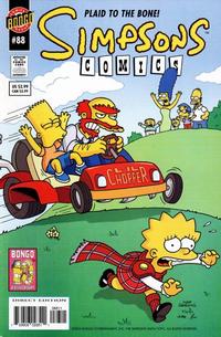 Cover for Simpsons Comics (Bongo, 1993 series) #88 [Direct Edition]