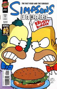 Cover Thumbnail for Simpsons Comics (Bongo, 1993 series) #92