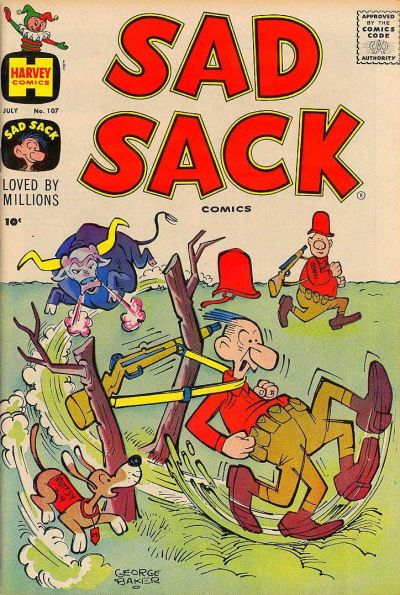 Cover for Sad Sack Comics (Harvey, 1949 series) #107