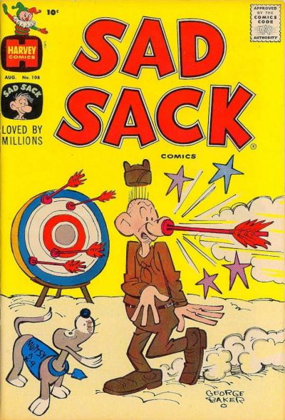 Cover for Sad Sack Comics (Harvey, 1949 series) #108