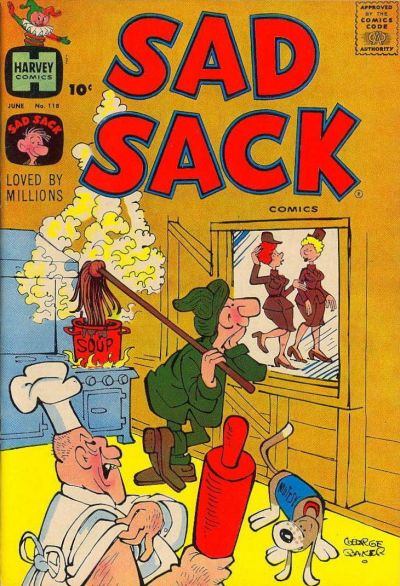 Cover for Sad Sack Comics (Harvey, 1949 series) #118