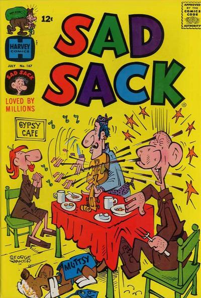 Cover for Sad Sack Comics (Harvey, 1949 series) #167