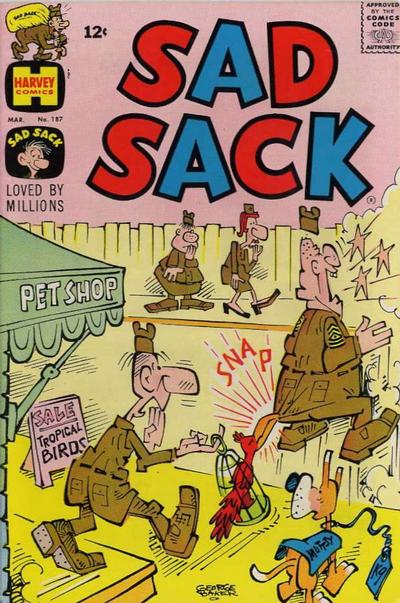Cover for Sad Sack Comics (Harvey, 1949 series) #187