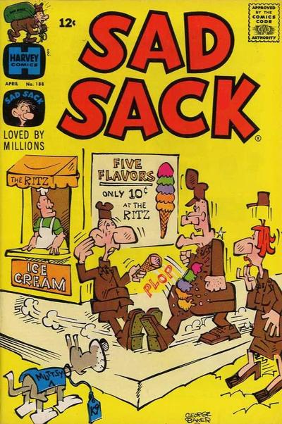 Cover for Sad Sack Comics (Harvey, 1949 series) #188