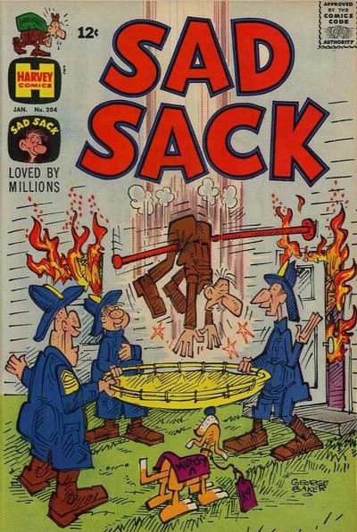 Cover for Sad Sack Comics (Harvey, 1949 series) #204