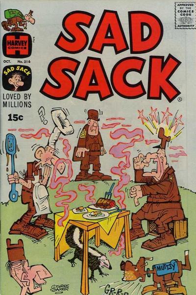 Cover for Sad Sack Comics (Harvey, 1949 series) #216